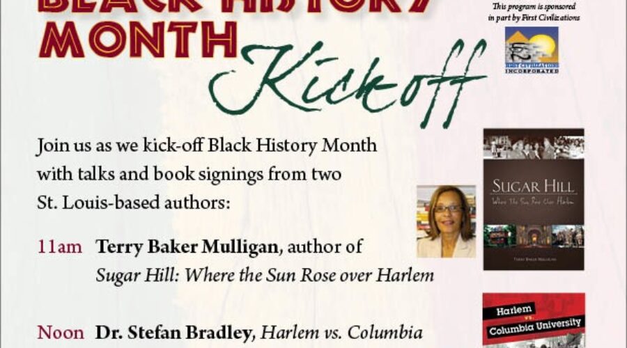 February 1st Book Talk and Signing at Missouri History Museum